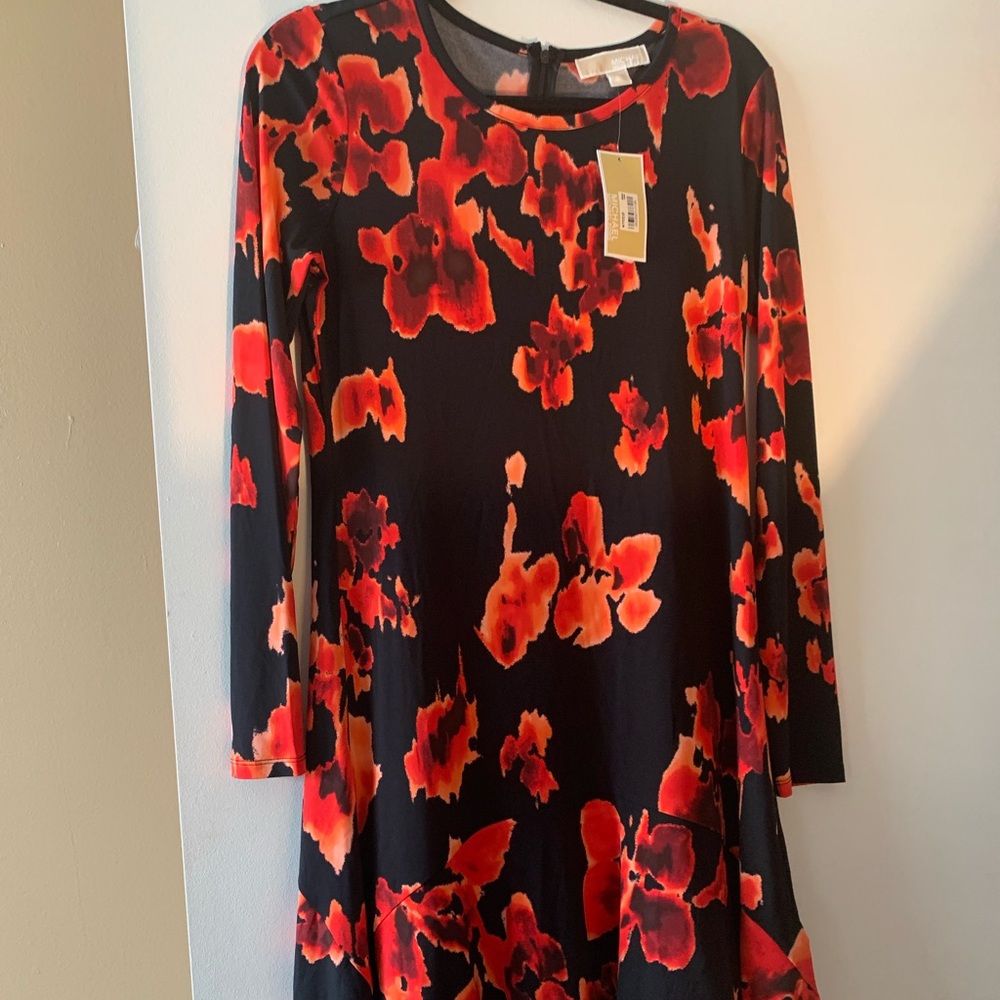 Michael Kors black and red dress, sz M